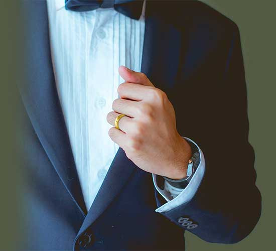 Yellow Gold Wedding ring For Men